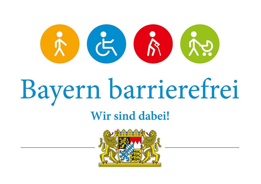 Logo Bayern barrierefrei   von Sdl aus Internet